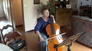 Sarabande Handel au violoncelle pour fr2 [upl. by Lerak196]