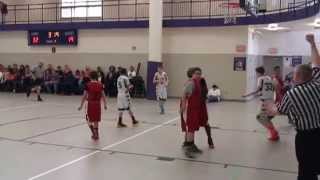 Two 7th Grade Basketball Players Fight it out on the basketball court [upl. by Ecylahs912]