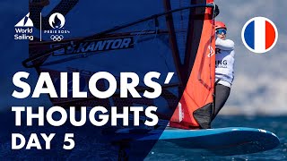 Sailors Thoughts Day 5  Paris 2024 Test Event [upl. by Akayas]