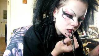 gothic make up tutorial [upl. by Pavlish]