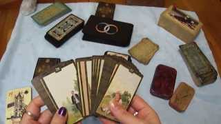 Edge Treatment on Tarot and Lenormand Decks [upl. by Oringa]