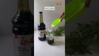 Easy To Make Kala Khatta Mocktail Recipe  Zone Syrups [upl. by Aiciled]