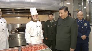 Chinese President Xi Jinping Heart always with soldiers [upl. by Aciretal38]