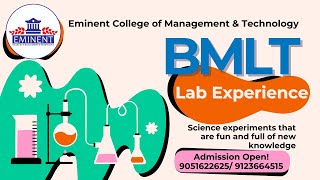 BMLT LAB TOUR  2024  Eminent College of Management amp Technology [upl. by Tamsky227]