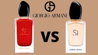 GIORGIO ARMANI Sì VS GIORGIO ARMANI Sì PASSIONE  FULL REVIEW [upl. by Pedrotti]