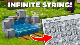 Infinite String Farm in Minecraft 120 amp 121 Duplication Glitch  Minecraft Tutorial [upl. by Milicent]