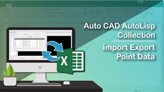 AutoCAD Autolisp  Import Export Point Data [upl. by Namrac]