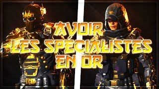 BO3  GLITCH AVOIR TOUT LES SPECIALISTE EN OR [upl. by Fayola]