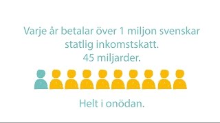 Avskaffa den statliga inkomstskatten [upl. by Nevin]