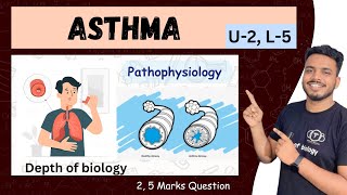 Asthma  asthma pathophysiology  asthma pathophysiology b pharmacy  asthma notes asthma [upl. by Philander]