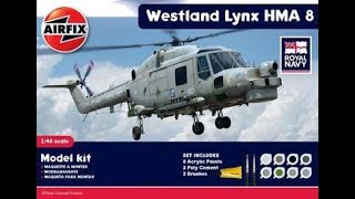 Airfix  Westland Lynx HMA8  148 Scale Model  In Box Review [upl. by Kleinstein409]