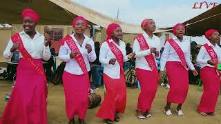 • Live SHUHUDIYA ZABURI Choir EDEN wakitangaza Injili Dzaleka camp Malawi ni hatari [upl. by Anilyx782]