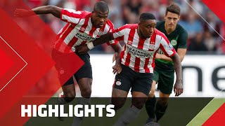 HIGHLIGHTS  PSV  VFL Wolfsburg [upl. by Thaddus]