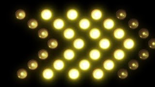 Floodlights Flashing Lights Animated Background Video [upl. by Zetnom94]