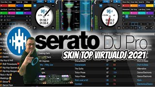 Virtual DJ  SKIN SERATO DJ PRO [upl. by Arraeit195]