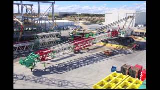 Tutt Bryants new Terex Demag CC88001 Crawler Crane Assembly the largest in Australia [upl. by Drucie337]