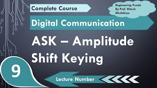 Amplitude Shift Keying ASK Basics Definition Waveform Bandwidth Modulation and Demodulation [upl. by Yeliak]