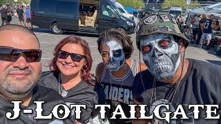 RAIDERS TAILGATE FULL WALK THROUGH  JLOT  LAS VEGAS RAIDERS  RAIDERS VS PANTHERS  RAIDER NATION [upl. by Iborian]