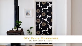 DIY Bedroom Door Makeover [upl. by Lianna650]