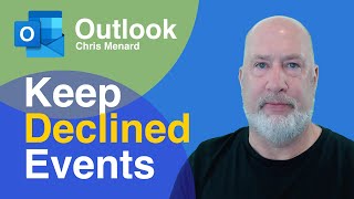 Outlook Keep Declined Events and still appear available [upl. by Nolahc]