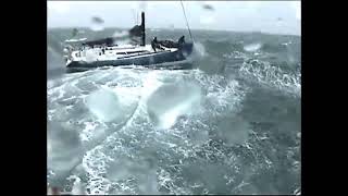 Swanage RNLI rescue during Fastnet race [upl. by Yakcm859]