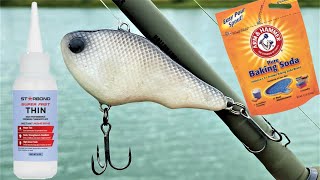 SOLID Super Glue and Baking Soda Bait  One Day Build to Catch [upl. by Shirley]