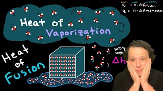 Phase Changes and How to Solve Heat of Fusion and Heat of Vaporization [upl. by Notserp647]