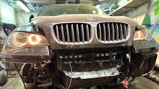 УПАЛ МОТОР Страховой случай ПРОБУЕМ ЗАПУСТИТЬ BMW Х6 [upl. by Kalasky]