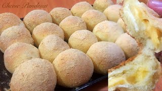 CHEESE PANDESAL Easy recipe Instant yeast method [upl. by Koosis605]