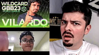 COLAPS REACTS  VILARDO amp JP  GBB23  World League Solo Wildcards [upl. by Omocaig]