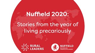 2020 Nuffield Scholars Insights [upl. by Ahsea]