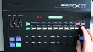 Yamaha RX11 Drum Machine [upl. by Nilhtac]