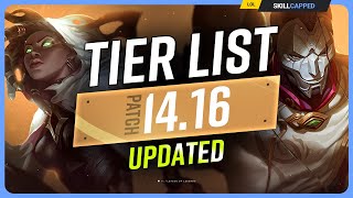 NEW UPDATED TIER LIST for PATCH 1416  League of Legends [upl. by Leafar86]