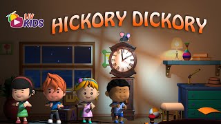 Hickory Dickory Dock with Lyrics  LIV Kids Nursery Rhymes and Songs  HD [upl. by Megdal]