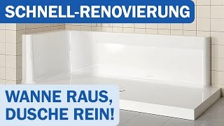 Bad schnell und einfach renovieren mit DuschFix von Schulte [upl. by Ecitnerp]