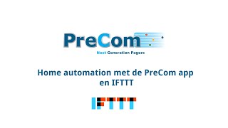 PreCom IFTTT webhook home automation [upl. by Lundt]