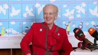 HM Dronning Margrethe interview om Julemærket 2015 [upl. by Clower155]