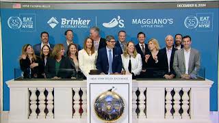 Brinker International Inc Rings The Closing Bell® [upl. by Narba35]