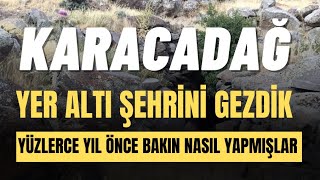 Karacadağ Yer Altı Şehri Yer Altında Odalar [upl. by Cornelius]