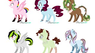 Speedpainting adoptables  set 1 [upl. by Ahseila]