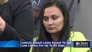 Gannon Stauch Murder Letecia Stauch Loses Access To Jail Law Library For Up To 90 Days [upl. by Eldoree698]