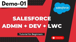 Salesforce ADMIN  DEV  LWC Demo 01  Salesforce ADMIN  DEV  LWC  Tutorial for Beginners [upl. by Vergne]