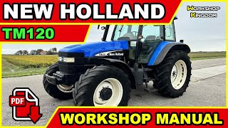 New Holland TM120 TM130 TM140 TM155 TM175 TM190 Workshop Repair Manual  ENGLISH  Download PDF [upl. by Nirb281]