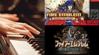 FIRE EMBLEM Genealogy of the Holy War  Disturbance in AgustriaMIDI Piano Cover [upl. by Shirlie]