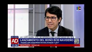 Lanzamiento del quotBono BCB Navideñoquot [upl. by Nnahgaem440]