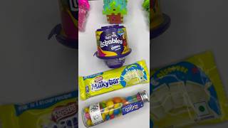 Milkybar Chocolate amp Gems Dairy Milk Lickables shorts youtubeshort shortsvideoviral [upl. by Baxter741]