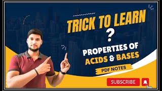 Reactions of Acids amp Bases I Properties Of Acids amp Bases Class 10th Chemistry I CBSE 10th Chemistry [upl. by Skillern]