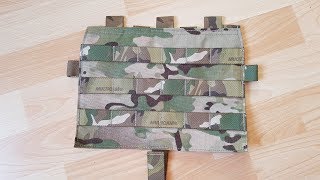 Crye Precision Front Panel AVS Detachable Molle Flap Multicam [upl. by Ydal]