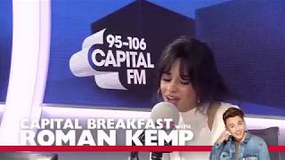 Camila Cabello quotDespacitoquot spanish version Cover at Capitalfm Interview [upl. by Debarath]