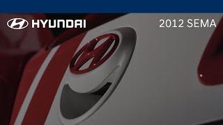 Hyundai Veloster quotVelocityquot Concept  Teaser  2012 SEMA  Hyundai [upl. by Ahsiekim]